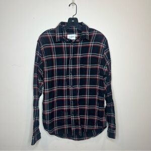 Goodfellow & Co Men’s Medium Button Up Long Sleeve Multicolor Plaid